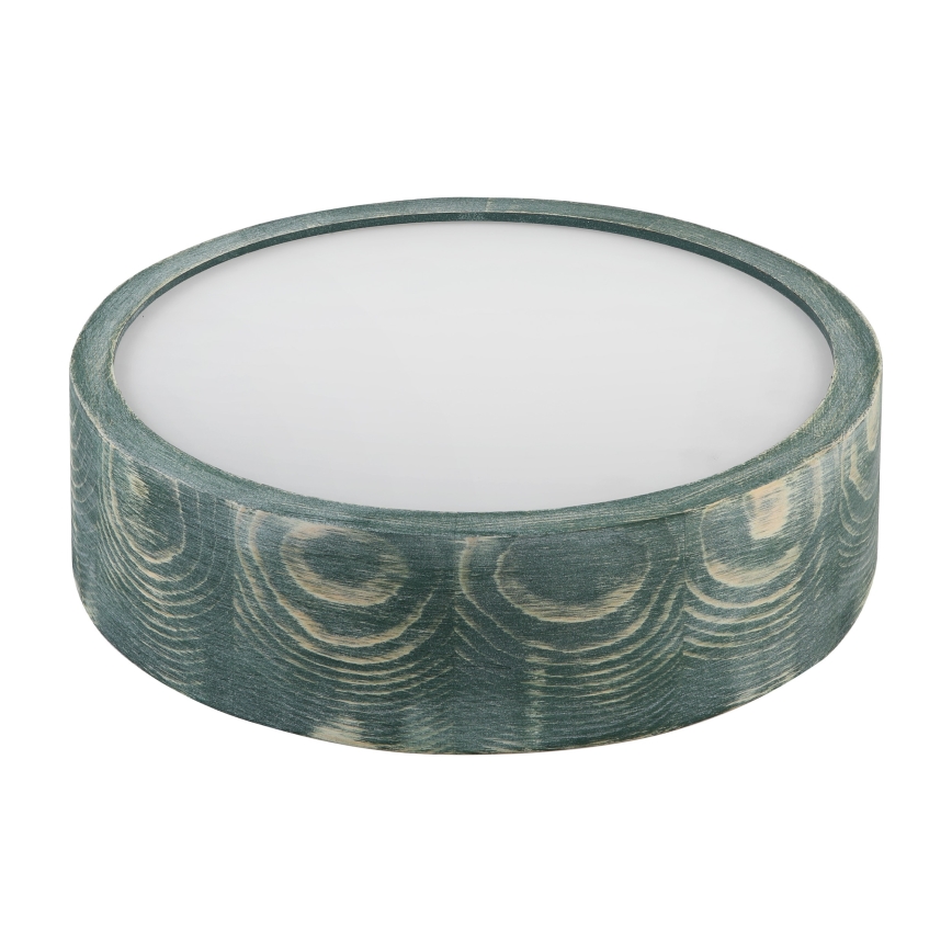 Brilagi - Потолочный светильник PINO 1xE27/15W/230V, сосна/зелёный, диаметр 27,5 см