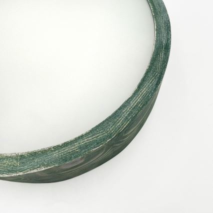 Brilagi - Потолочный светильник PINO 1xE27/15W/230V, сосна/зелёный, диаметр 27,5 см