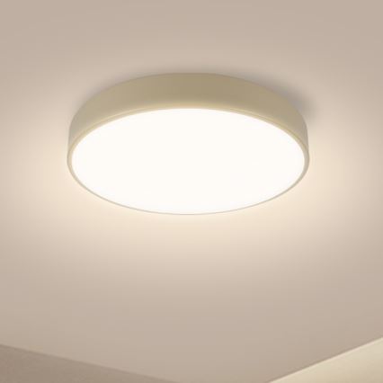 Brilagi - потолочный светильник LED POOL, 36 Вт/230 В, 3000/4500/6000 К, диаметр 30 см, бежевый