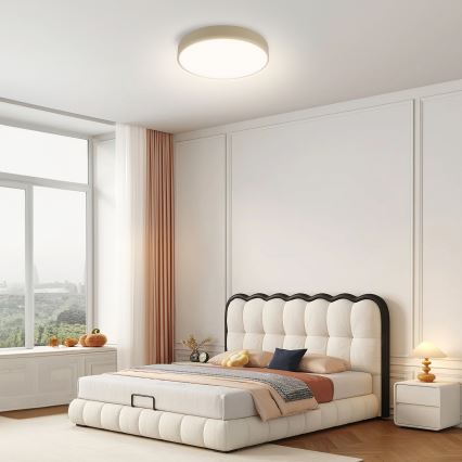 Brilagi - потолочный светильник LED POOL, 36 Вт/230 В, 3000/4500/6000 К, диаметр 30 см, бежевый