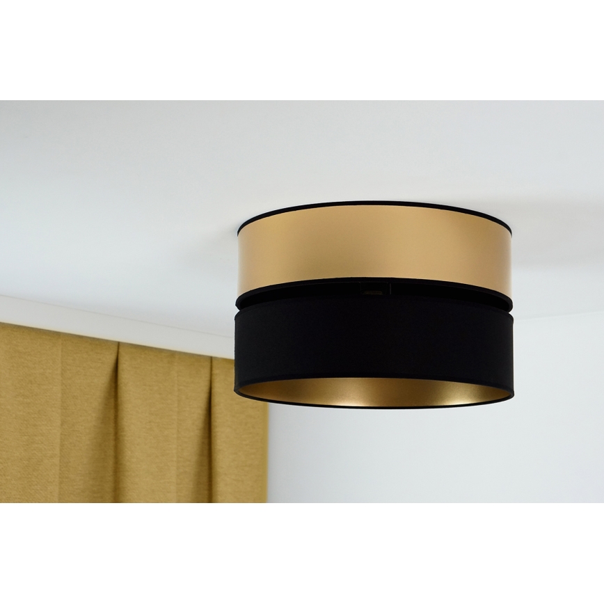 Brilagi - Потолочный светильник ROYAL 1xE27/15W/230V диаметр 40 см черный/золотистый