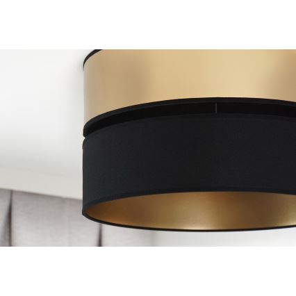 Brilagi - Потолочный светильник ROYAL 1xE27/15W/230V диаметр 40 см черный/золотистый