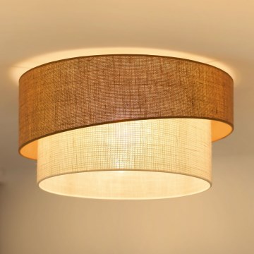 Brilagi - Потолочный светильник SHINE 1xE27/15W/230V диаметр 50 см бежевый/кремовый