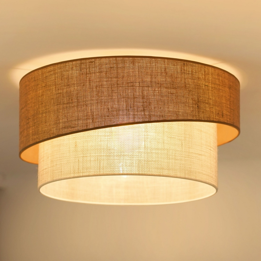 Brilagi - Потолочный светильник SHINE 1xE27/15W/230V диаметр 50 см бежевый/кремовый