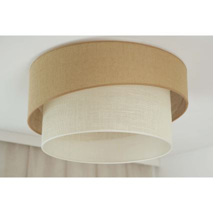 Brilagi - Потолочный светильник SHINE 1xE27/15W/230V диаметр 50 см бежевый/кремовый
