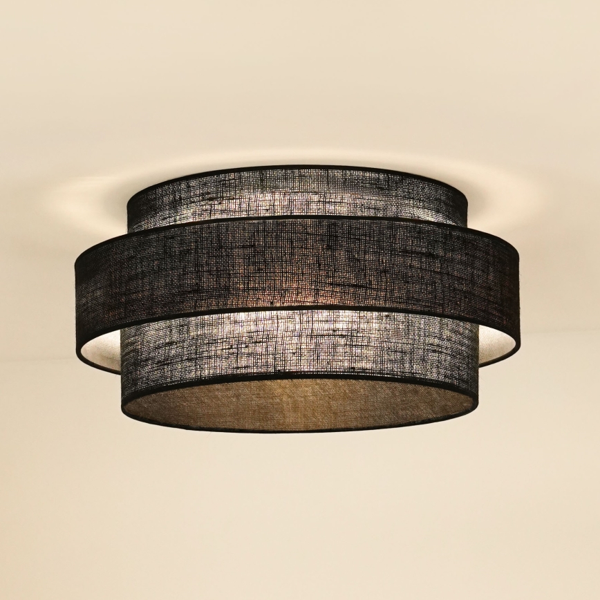 Brilagi - Потолочный светильник SPACE YUTE LED/12W/230V диаметр 50 см 3000K/4000K/6400K черный