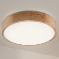 Brilagi - потолочный светодиодный светильник CARVALHO LED/36W/230V, дуб, диаметр 47,5 см