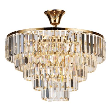 Brilagi - Припотолочная люстра CRYSTAL 5xE14/40W/230V золотистый