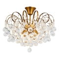 Brilagi - Припотолочная люстра CRYSTAL 6xE14/60W/230V бронзовый