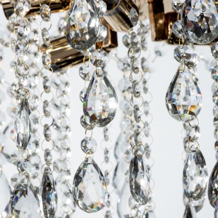 Brilagi - Припотолочная люстра CRYSTAL 6xE14/60W/230V золотистый