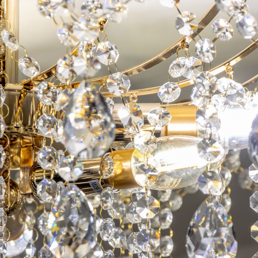 Brilagi - Припотолочная люстра CRYSTAL 6xE14/60W/230V золотистый