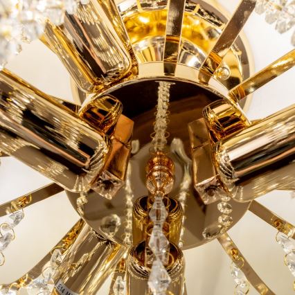 Brilagi - Припотолочная люстра CRYSTAL 6xE14/60W/230V золотистый