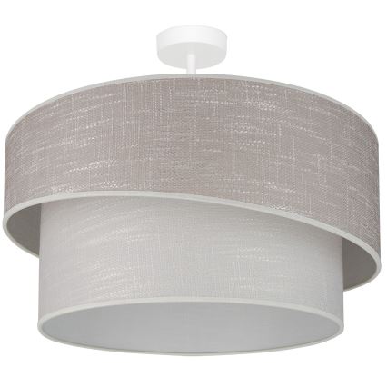 Brilagi - Припотолочная люстра DOVER SHINE 1xE27/15W/230V диаметр 50 см серый/кремовый