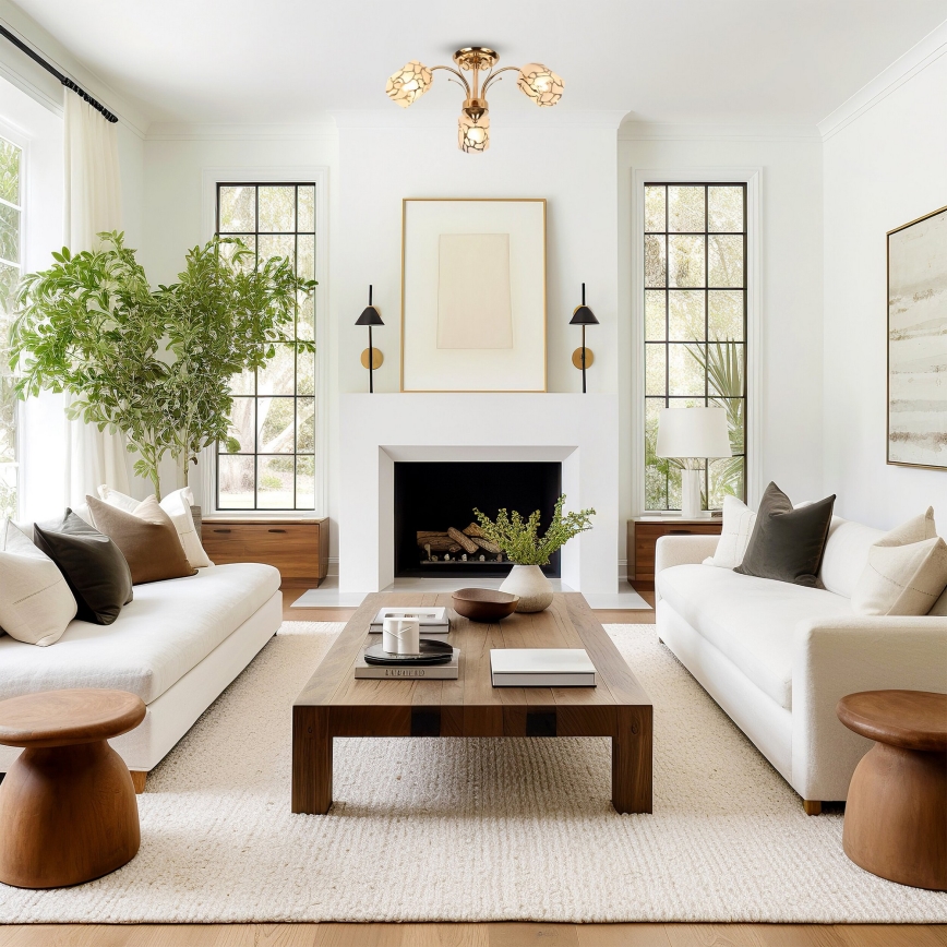 Brilagi - Припотолочная люстра MEGAPOLIS 3xE14/60W/230V золотистый