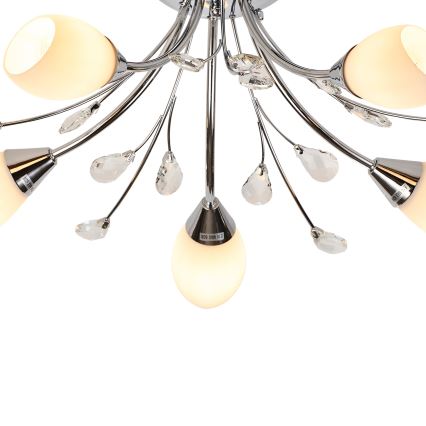 Brilagi - Припотолочная люстра MEGAPOLIS 5xE14/60W/230V блестящий хром