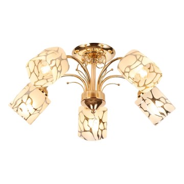 Brilagi - Припотолочная люстра MEGAPOLIS 5xE14/60W/230V золотистый