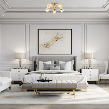 Brilagi - Припотолочная люстра MEGAPOLIS 5xE14/60W/230V золотистый