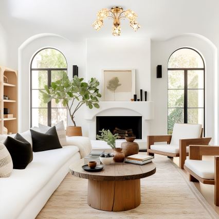 Brilagi - Припотолочная люстра MEGAPOLIS 5xE14/60W/230V золотистый