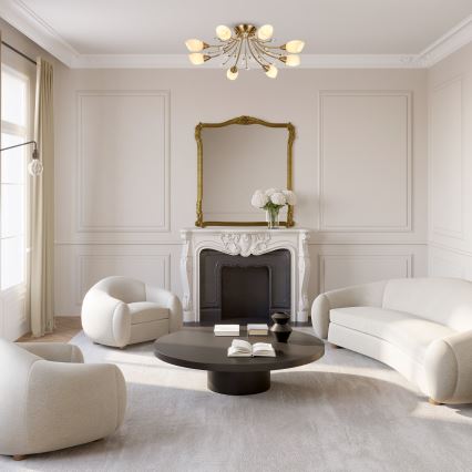 Brilagi - Припотолочная люстра MEGAPOLIS 8xE14/60W/230V бронзовый