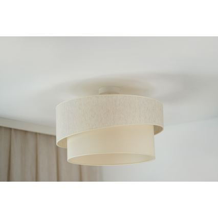 Brilagi - Припотолочная люстра SHINE 1xE27/15W/230V диаметр 50 см кремовый