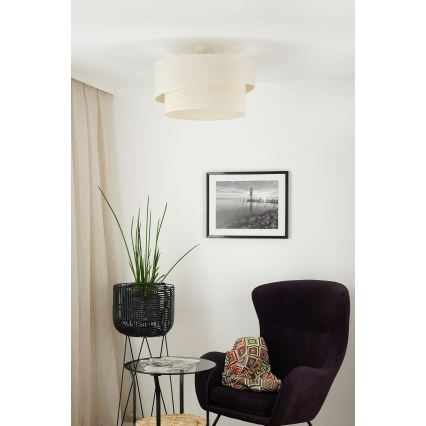 Brilagi - Припотолочная люстра SHINE 1xE27/15W/230V диаметр 50 см кремовый