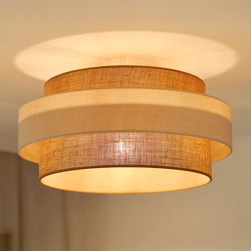 Brilagi - Припотолочная люстра SPACE LIGHT 1xE27/15W/230V диаметр 50 см бежевый/кремовый