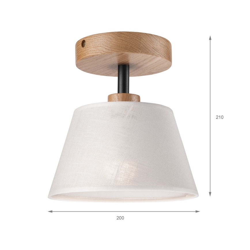 Brilagi - Припотолочная люстра ANTHONY 1xE14/60W/230V дуб/белый