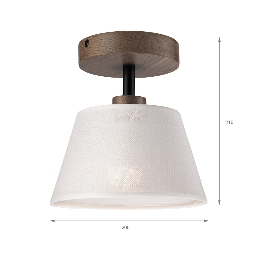 Brilagi - Припотолочная люстра ANTHONY 1xE14/60W/230V дуб/белый