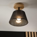 Brilagi - Припотолочная люстра ANTHONY 1xE14/60W/230V дуб/черный