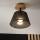Brilagi - Припотолочная люстра ANTHONY 1xE14/60W/230V дуб/черный