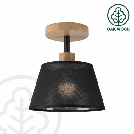 Brilagi - Припотолочная люстра ANTHONY 1xE14/60W/230V дуб/черный