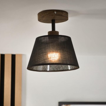 Brilagi - Припотолочная люстра ANTHONY 1xE14/60W/230V дуб/черный