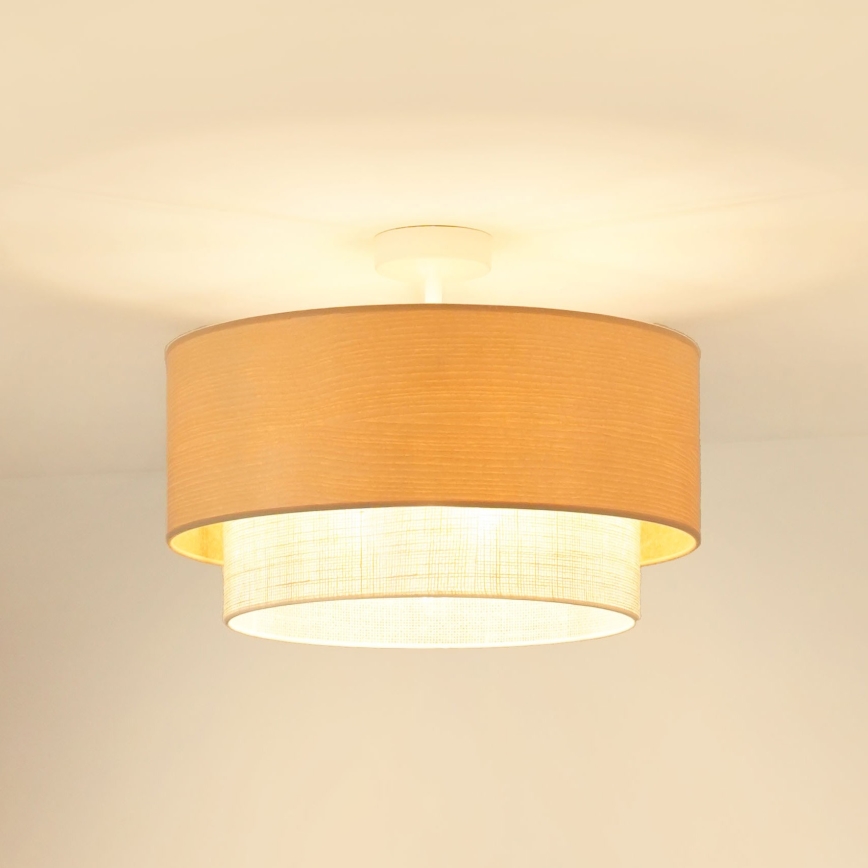 Brilagi - Припотолочная люстра ARIZONA BOHO 1xE27/15W/230V диаметр 45 см кремовый/бежевый
