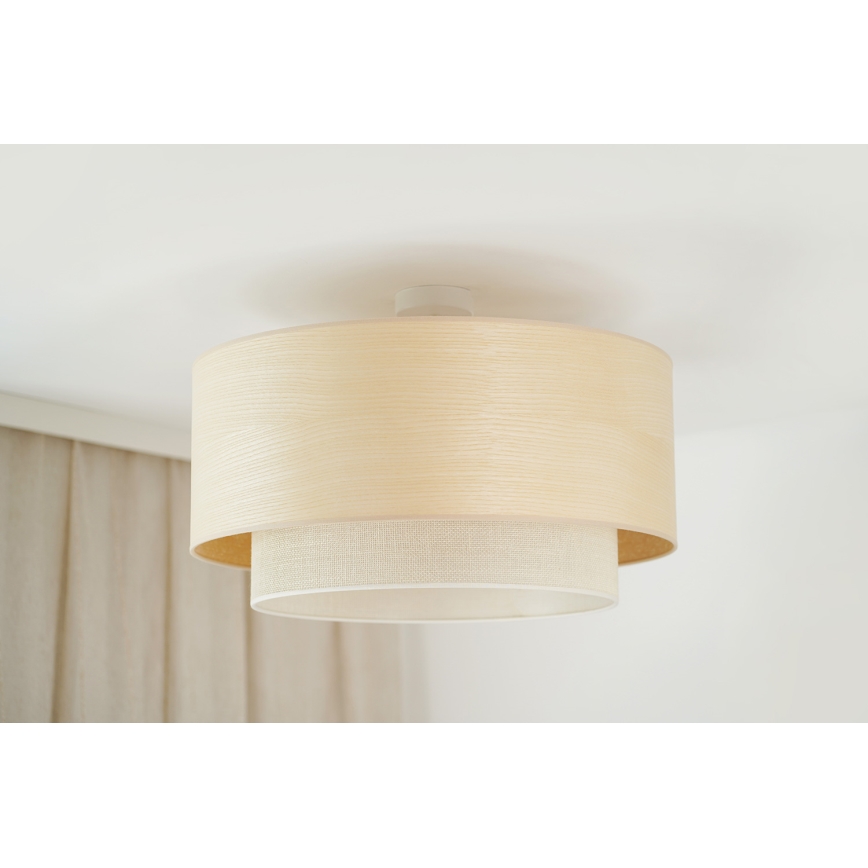 Brilagi - Припотолочная люстра ARIZONA BOHO 1xE27/15W/230V диаметр 60 см бежевый