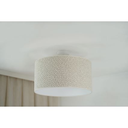 Brilagi - Припотолочная люстра BOUCLE ROLLER 1xE27/15W/230V диаметр 45 см кремовый