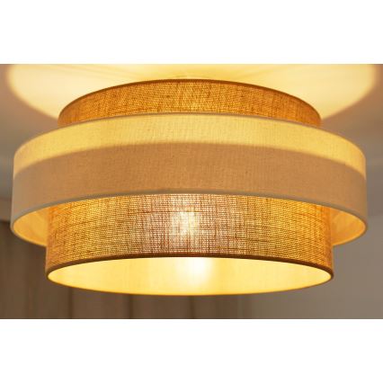 Brilagi - Припотолочная люстра SPACE LIGHT 1xE27/15W/230V диаметр 50 см бежевый/кремовый