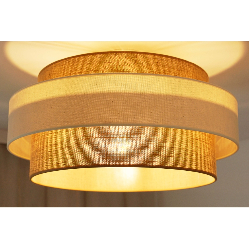 Brilagi - Припотолочная люстра SPACE LIGHT 1xE27/15W/230V диаметр 50 см бежевый/кремовый