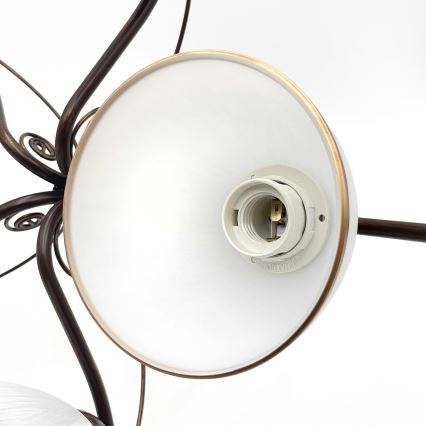 Brilagi - Пристельова LED люстра ANTICO 5xE27/60W/230V бронза патина