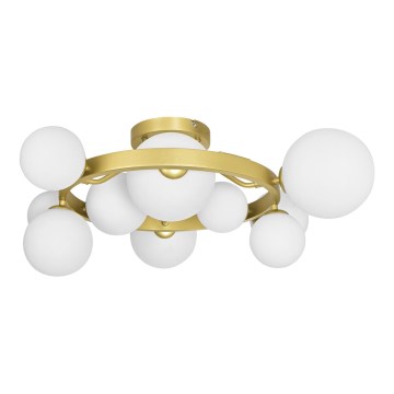 Brilagi - Пристельова LED люстра MILLA 10xG9/3W/230V золотий/білий