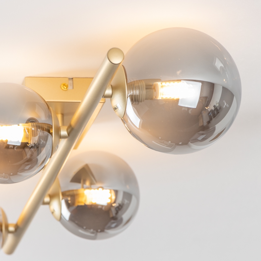 Brilagi - Пристельова LED люстра MILLA 4xG9/3W/230V золотий/димчастий