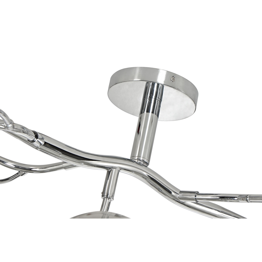 Brilagi - Пристельова LED люстра MISTEL 15xG9/3W/230V глянцевий хром/димчастий