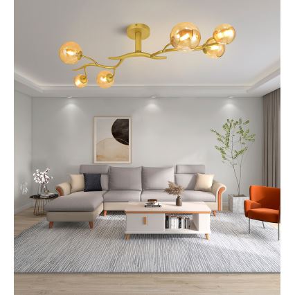 Brilagi - Пристельова LED люстра MISTEL 6xG9/3W/230V золотий