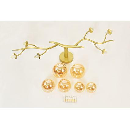 Brilagi - Пристельова LED люстра MISTEL 6xG9/3W/230V золотий