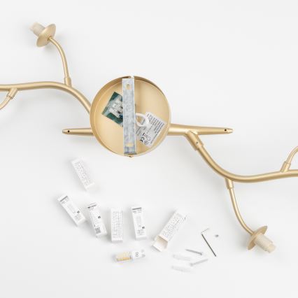 Brilagi - Пристельова LED люстра MISTEL 6xG9/3W/230V золотий