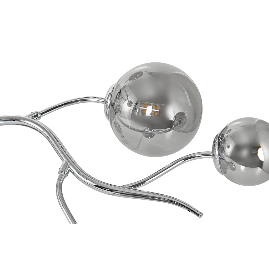 Brilagi - Пристельова LED люстра MISTEL 9xG9/3W/230V глянцевий хром/димчастий