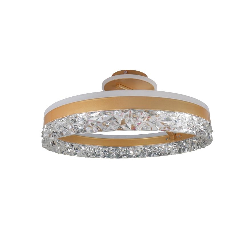 Brilagi - Пристельова LED люстра з регулюванням яскравості LED/86W/230V 3000-6500K золотий + пульт дистанційного керування