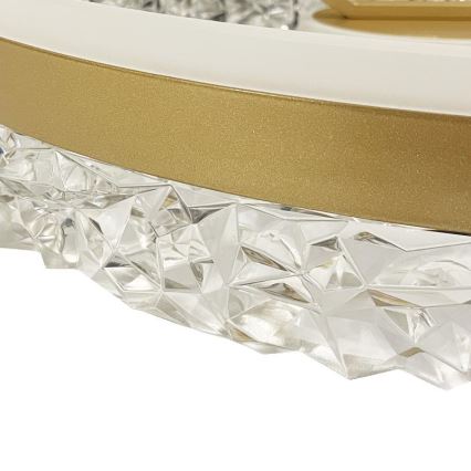 Brilagi - Пристельова LED люстра з регулюванням яскравості LED/86W/230V 3000-6500K золотий + пульт дистанційного керування