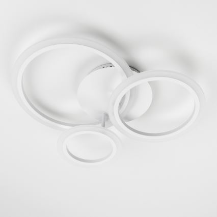 Brilagi - Пристельова LED люстра з регулюванням яскравості ORBITS LED/40W/230V 3000-6500K білий + пульт дистанційного керування