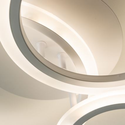 Brilagi - Пристельова LED люстра з регулюванням яскравості ORBITS LED/40W/230V 3000-6500K білий + пульт дистанційного керування