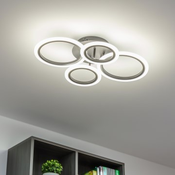 Brilagi - Пристельова LED люстра з регулюванням яскравості ORBITS LED/50W/230V 3000-6500K + пульт дистанційного керування